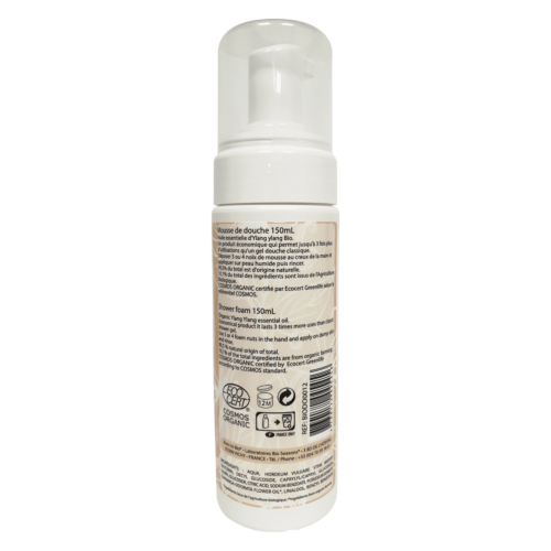 Mousse de Douche Ylang Ylang Bio - Certifiée Bio
